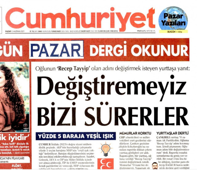 Çankırı Valiliğinden Cumhuriyet ve Sözcü gazetelerinde yer alan habere yalanlama - Resim: 0