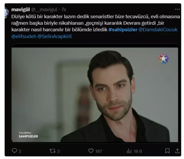 Sahipsizler dizisinde zorla birliktelik sahnesi tepki çekti! Sosyal medyada yorum yağdı - Resim: 2