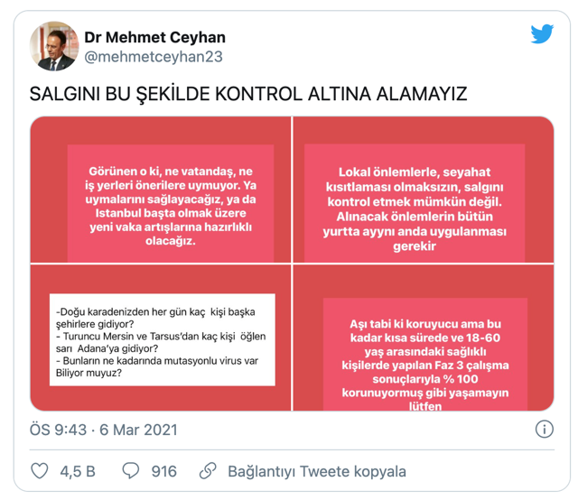 Sağlık Bakanlığı'nın haritasında riskli illerin sayısı 48'e çıktı! TTB: 'Asıl artış 1-2 hafta sonra' - Resim: 0