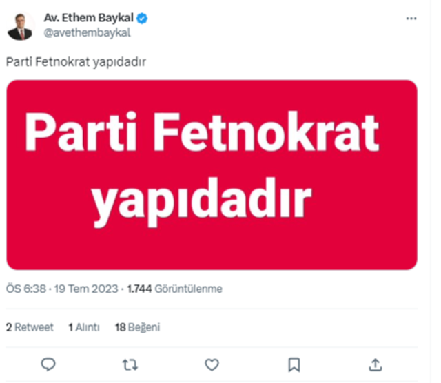 Meral Akşener ihraç istemiyle disipline verdi! Ethem Baykal'dan çok ağır cevap geldi - Resim: 0
