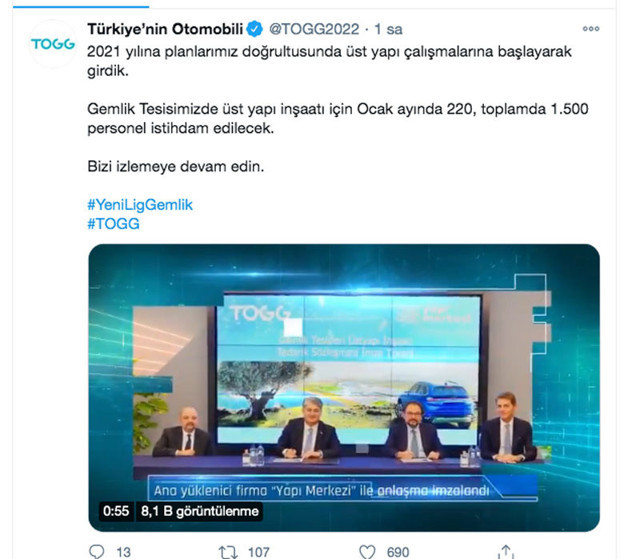 TOGG'dan Gemlik'teki fabrikaya ilişkin önemli açıklama - Resim: 0