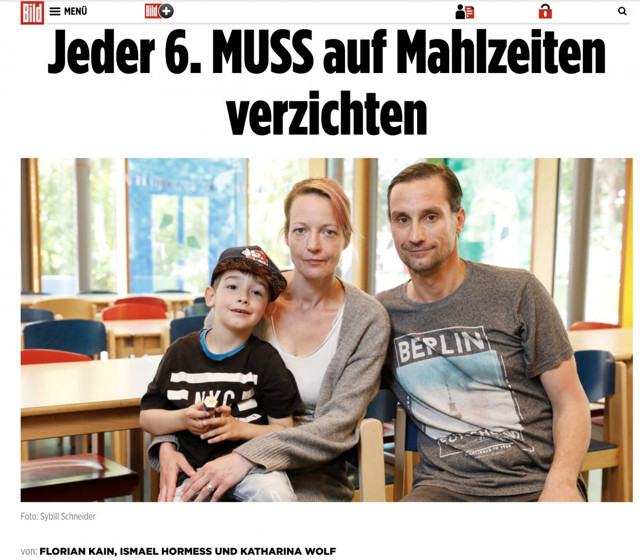 Almanya'nın en çok okunan Bild Gazetesi: Altı Alman'dan biri aç - Resim: 0