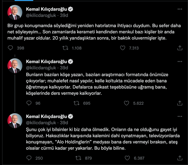 Kemal Kılıçdaroğlu "‘Alo Holdinglerin’ medyası bana ders vermeyi bıraksın" dedi akıllara Fatih Altaylı geldi - Resim: 0