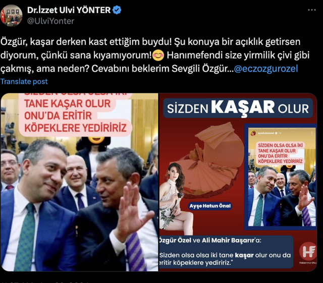 MHP'li Yönter'den Özgür Özel'e sert tepki! "Çevirdiğin filmleri izlemeye hazırlan" - Resim: 1