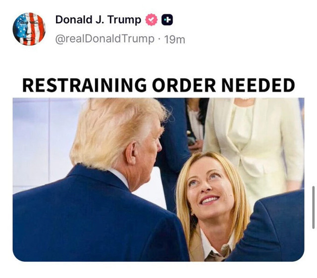 Araları bozulmuştu! Meloni Trump'ı görünce başını çevirdi: O anlar gündem oldu - Resim: 3
