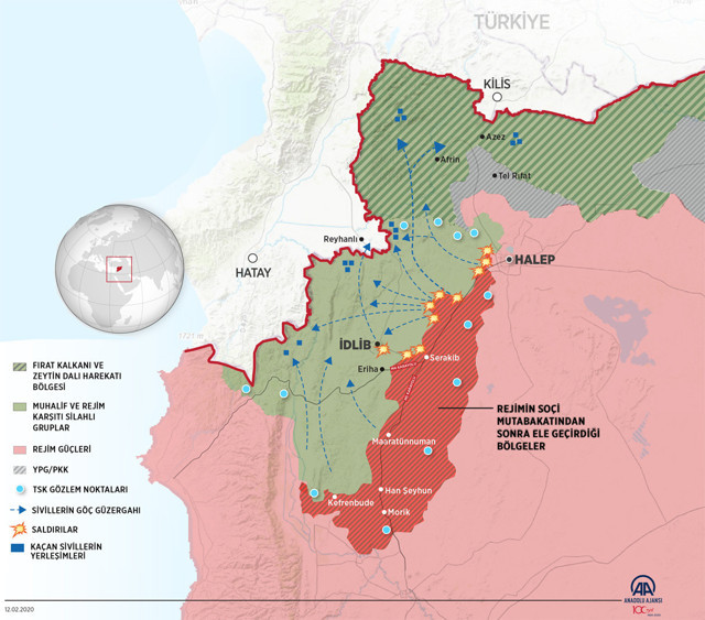İdlib'e operasyon başlatıldı! 2 köye girildi şiddetli çatışmalar var - Resim: 1