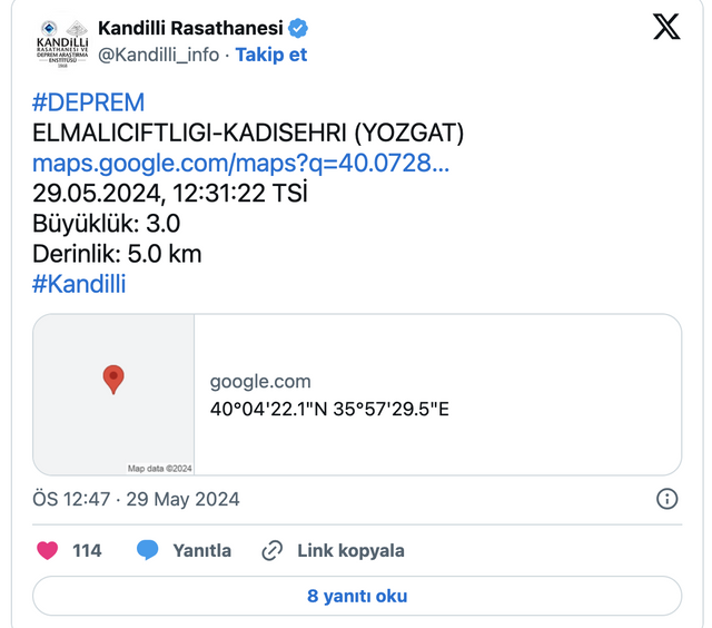 Yozgat'ta deprem Kandilli şiddetini duyurdu - Resim: 0