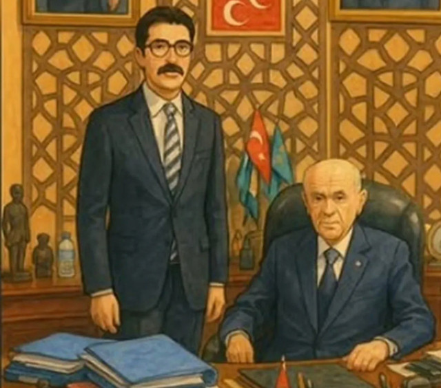 Bahçeli, Studio Ghibli akımına katıldı! Özel kalemi fotoğrafı paylaştı - Resim: 0