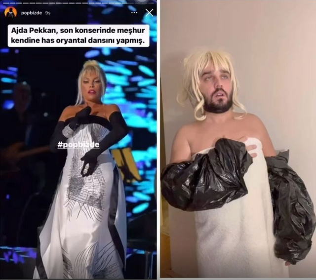 Tansu Dayan Süper Star Ajda Pekkan'ı ti'ye aldı! Dansı sosyal medyayı salladı: "Ruhunu teslim ediyo sandım" - Resim: 1