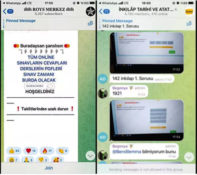 Açık Lise sınavlarında toplu kopya! Fotoğrafını çek gönder cevabı cebine gelsin - Resim: 0