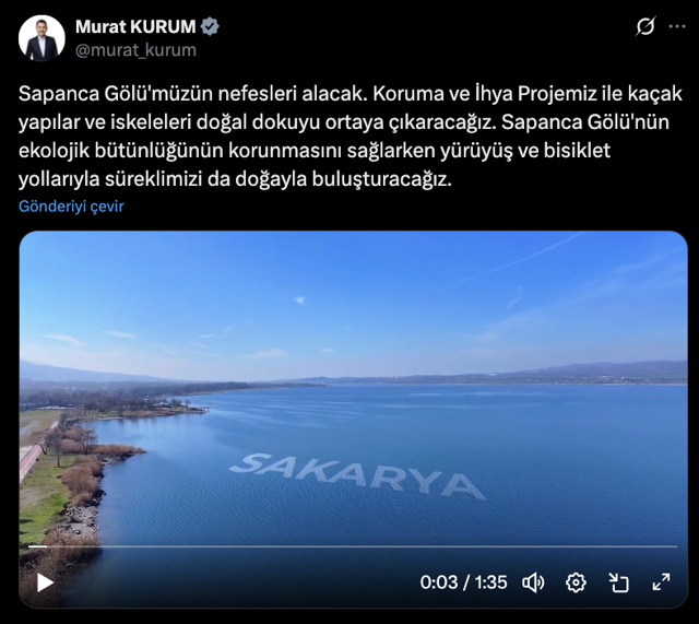 Sapanca Gölü kaçak yapılardan arındırılacak - Resim: 1