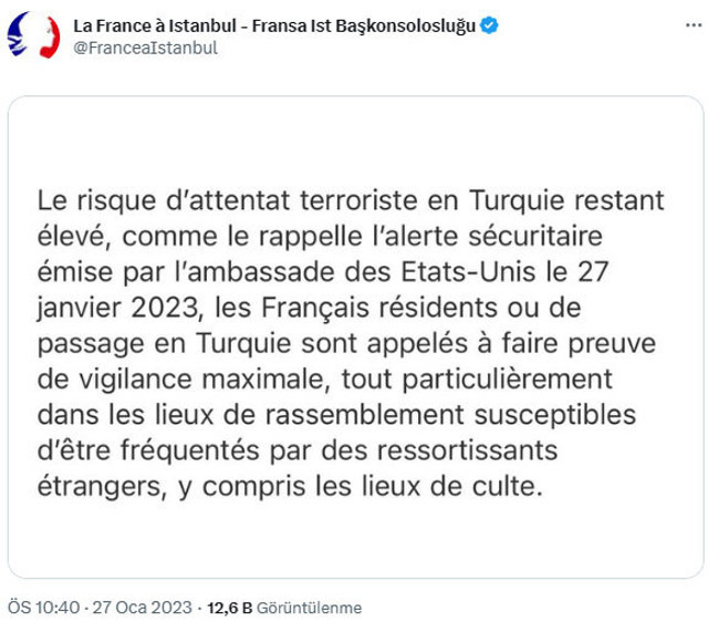 ABD, Almanya ve Frasa'dan "İstanbul ve Türkiye'de terör saldırısı" uyarısı! Dini mekanlardan uzak durun - Resim: 0