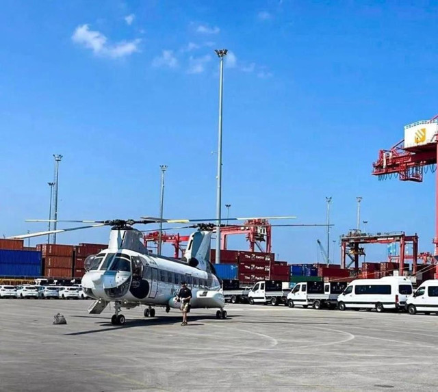 Yangın helikopterleri Gemlik’e geldi - Resim: 0