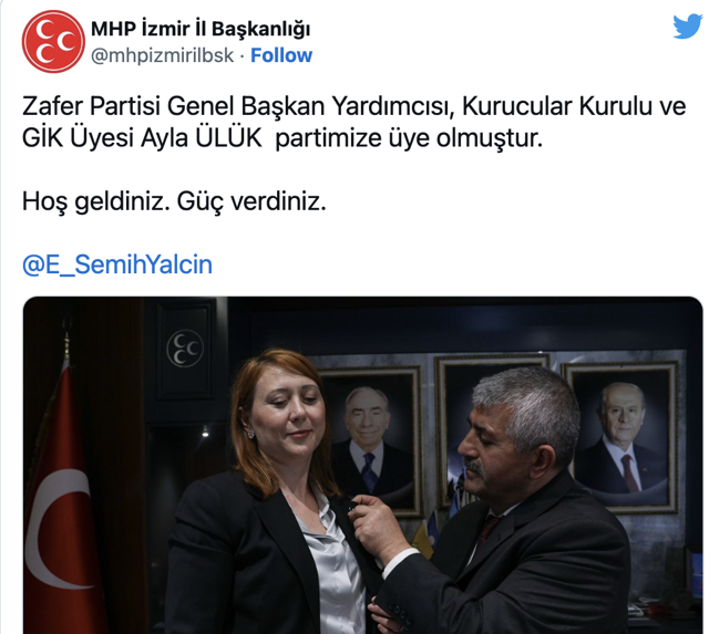 Zafer Parisi'nde şok istifa! Genel Başkan Yardımcısı MHP'ye geçti - Resim: 0