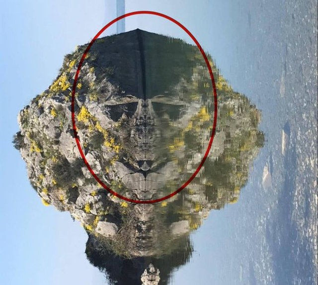 Sıradan bir kaya değil bir anda beliren görüntü... - Resim: 3