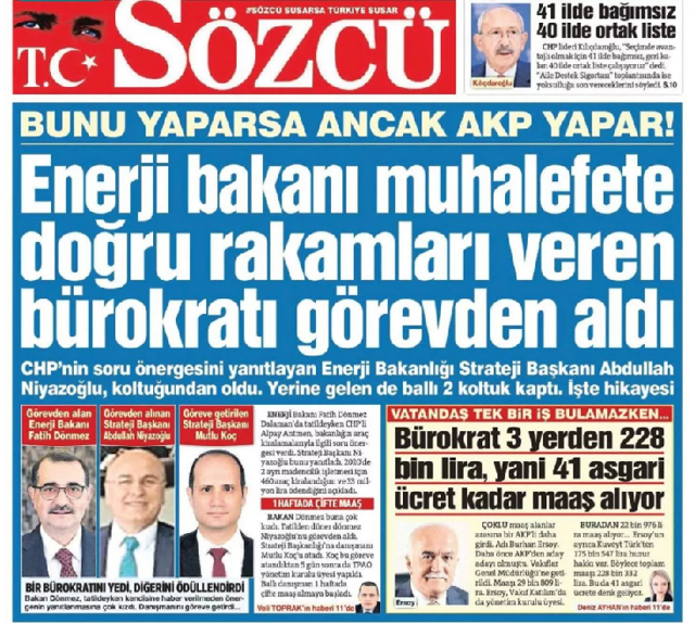 Enerji Bakanlığı'ndan Sözcü Gazetesi'ne yalanlama: "Tamamen gerçek dışıdır" - Resim: 0