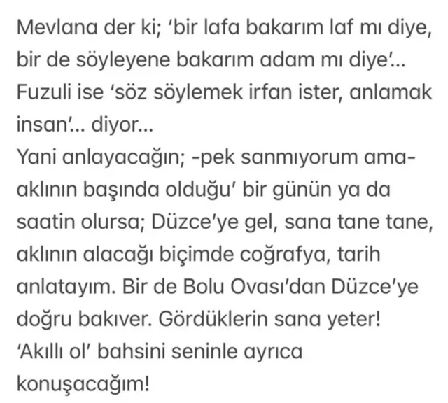 Düzce ile Bolu arasında 'dağ' kavgası! Tanju Özcan 'akıllı ol' dedi, Faruk Özlü 'adam değilsin' göndermesiyle cevap verdi - Resim: 2