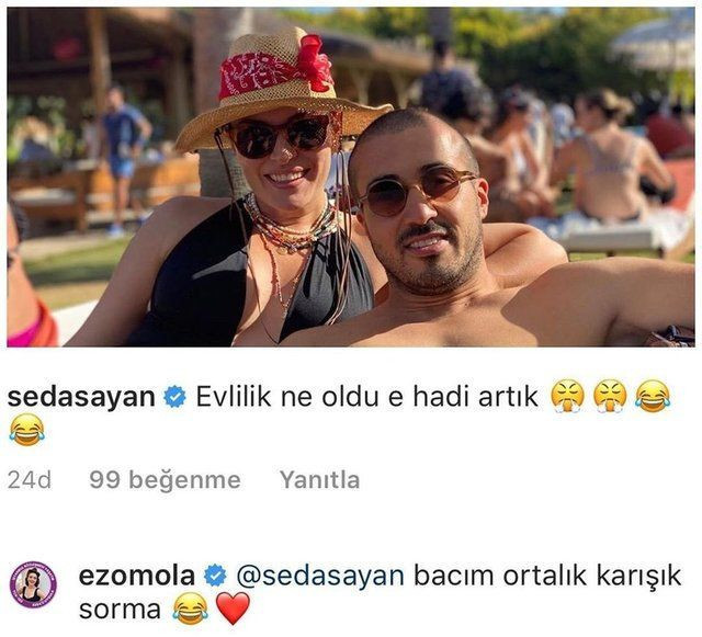 Seda Sayan'dan Ezgi Mola ve sevgilisi Mustafa Aksakallı'ya olay yorum cevabını aldı - Resim: 2