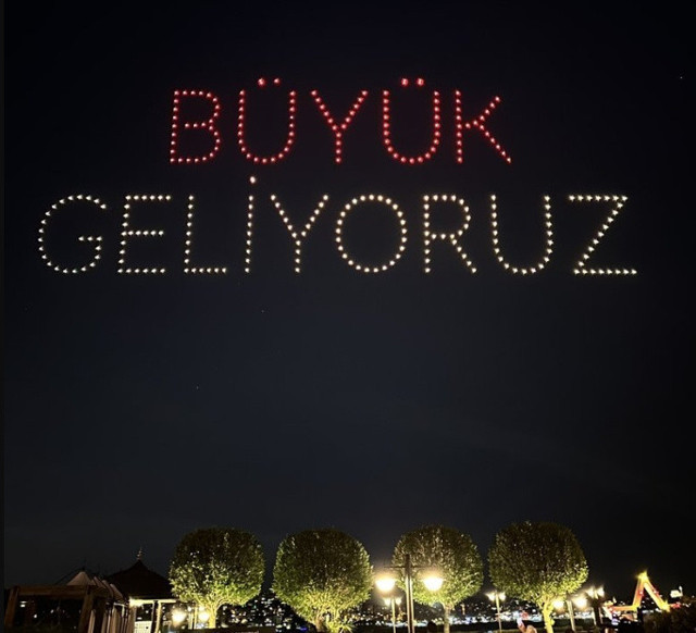 Galatasaray'dan Fenerbahçe'ye drone ile olay gönderme - Resim: 2