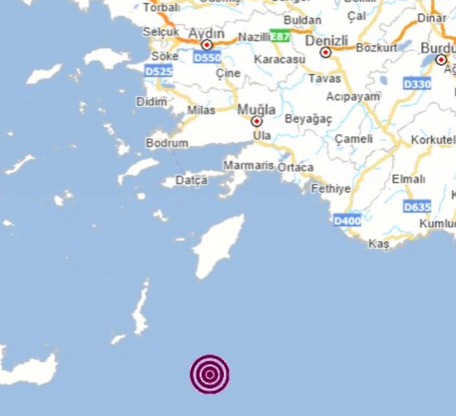 Akdeniz yine sallandı! Marmaris açıklarında 5.9 büyüklüğünde deprem - Resim: 0