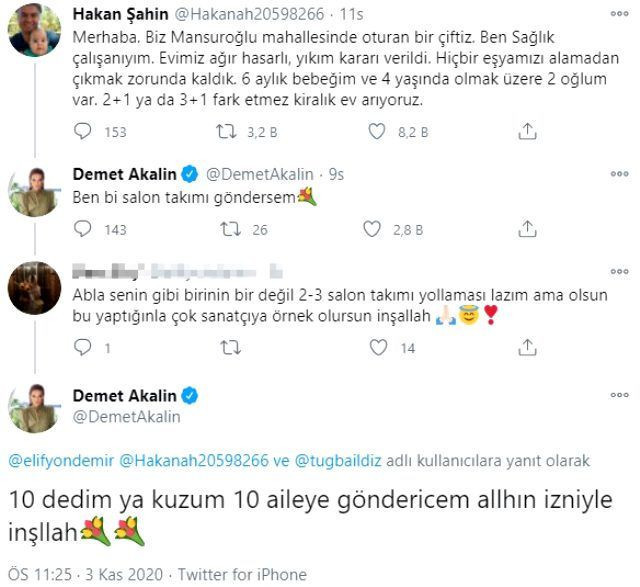 Demet Akalın depremzedelere yardım için harekete geçti 10 aileye yardım edecek - Resim: 2