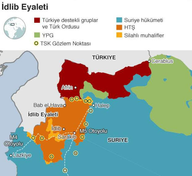 Reuters duyurdu! Türkiye, İdlib'in Morik kasabasındaki gözlem noktasını boşaltıyor - Resim: 0