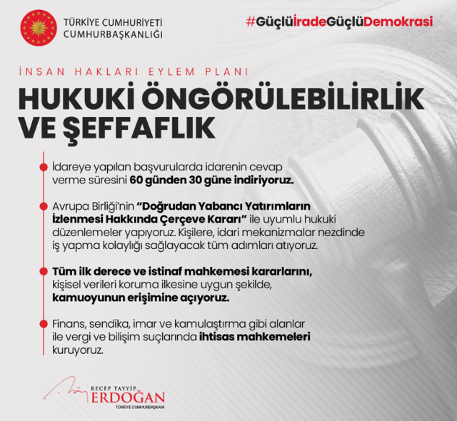 Erdoğan, İnsan Hakları Eylem Planı'nı açıkladı! İşte madde madde hukuk reformu - Resim: 2
