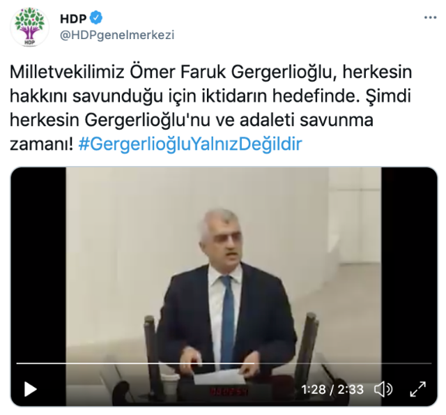 HDP'li Gergerlioğlu rest çekti: Meclis'te direnebildiğim kadar direneceğim - Resim: 0