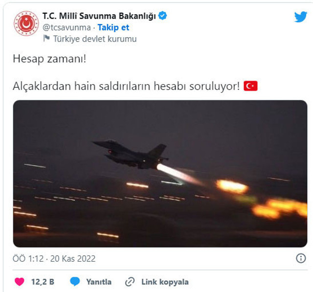 Kobani, Tel Rıfat, Derik, Şengal'e Pençe Kılıç harekatı! F-16'lar havadan bomba yağdırdı! - Resim: 0