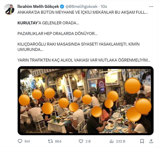 Melih Gökçek CHP ile dalga geçmek isterken dalga konusu oldu! - Resim: 0