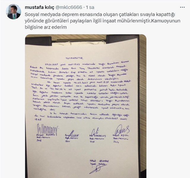 Depremde çatlayan binayı sıva ile kapatmaya kalkıştılar... Vatandaşa tabut satacaklardı - Resim: 3