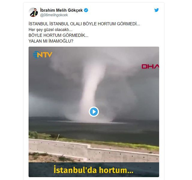 Gökçek'ten Twitter'ı karıştıran İmamoğlu tweeti - Resim: 2