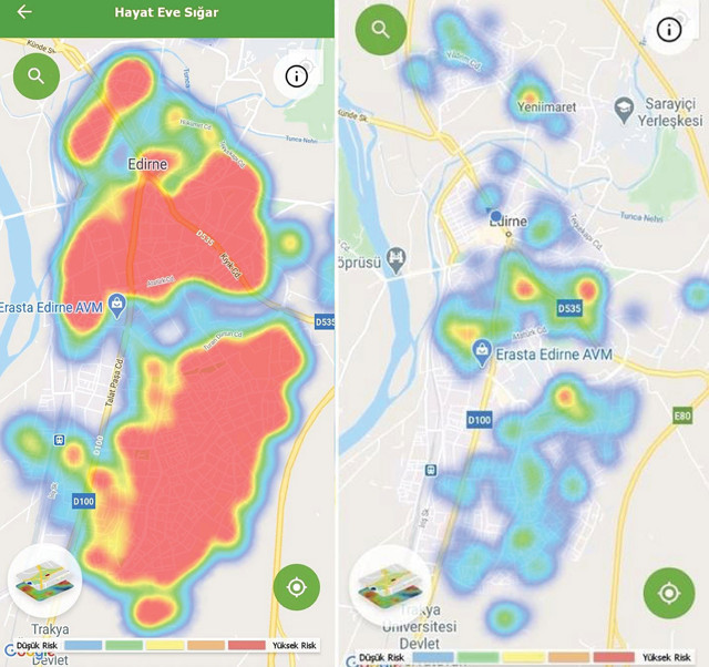 Edirne'de vaka oranı 8 kat arttı, harita tamamen kırmızıya döndü - Resim: 0