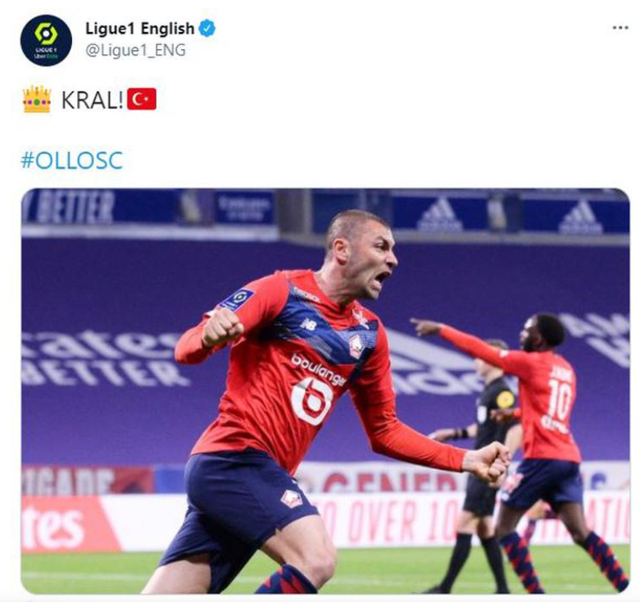 Lille, geriden gelip Lyon'u mağlup etti Burak Yılmaz maçı boş geçmedi - Resim: 0