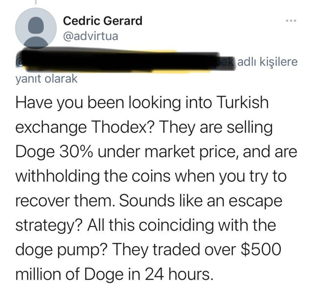 Thodex’teki şüpheli hareketleri yabancı yatırımcı farketmiş - Resim: 0