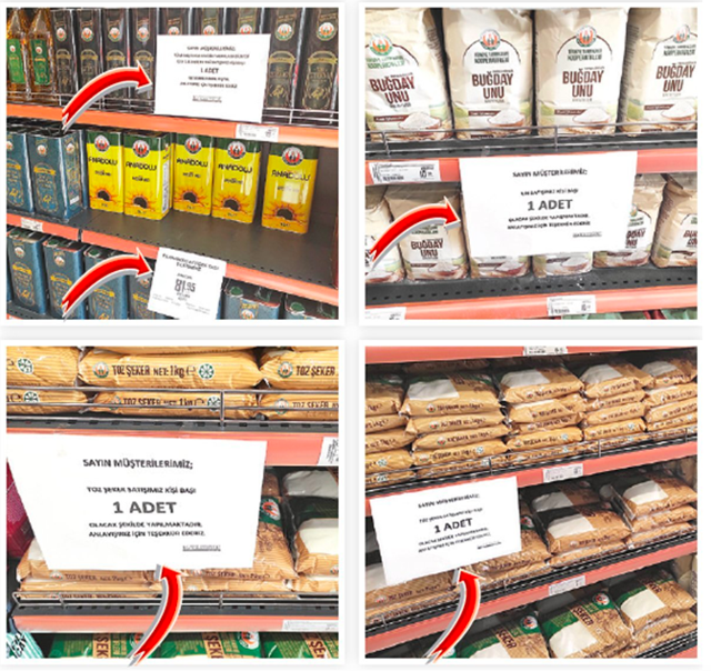 Tarım Kredi marketlerinde un, yağ ve şeker satışı sınırlandırıldı! - Resim: 0