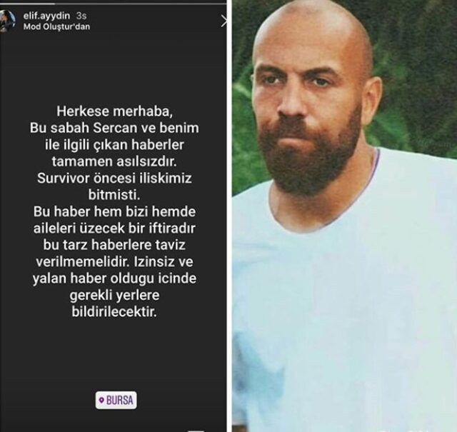 Survivor Sercan Yıldırım'ın sevgilisi Elif Aydın'dan flaş açıklama itiraf etti - Resim: 4