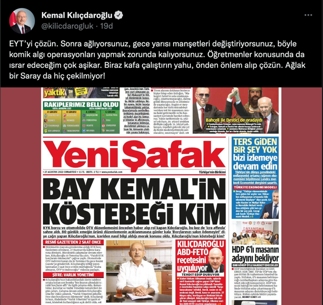 Kemal Kılıçdaroğlu'nun Külliye'deki köstebeği kim? Bilgileri nasıl sızdırıyor? Bay Kemal ne dedi? - Resim: 0