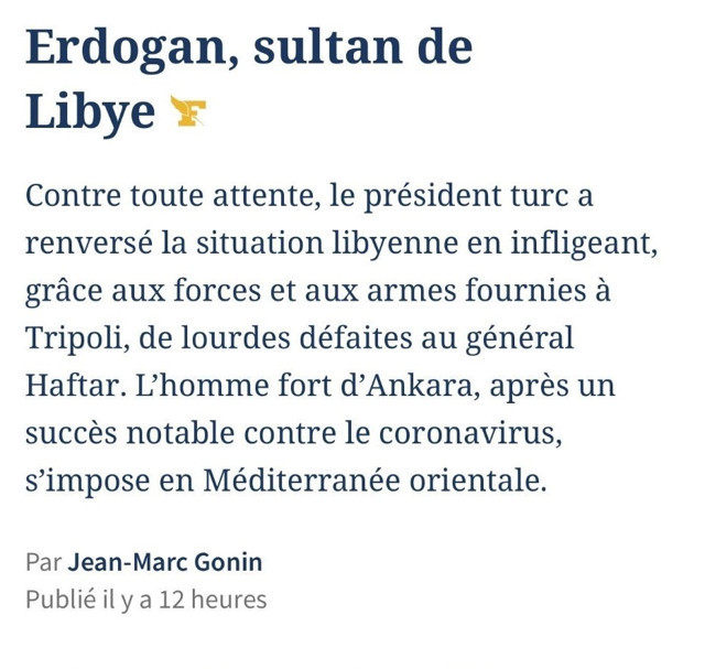 Fransız başlığı attı: Libya’nın Sultanı Erdoğan - Resim: 0