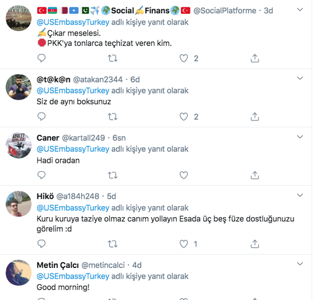 İdlib'deki 33 şehit için ABD Büyükelçiliği twit attı : Korkunç saldırı - Resim: 1