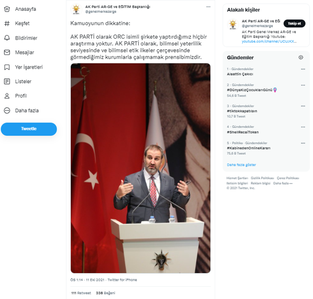 Son seçimi en doğru bilen ORC ile AK Parti arasında anket tartışması! AK Parti: ORC ile çalışmıyoruz - Resim: 0