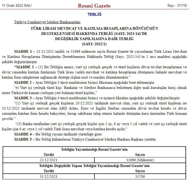 'Kur garantili TL mevduatı'nda değişiklik! Artık şirketler de yararlanacak - Resim: 1