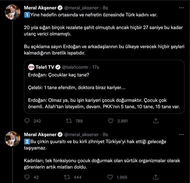 Meral Akşener, "PKK'nın 10-15 çocuğu var" sözlerine çok kızdı! Hiçbir 27 saniye bu kadar utanç verici olmamıştı - Resim: 0