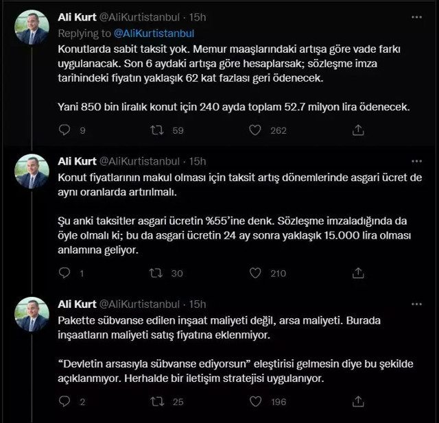 KİPTAŞ'ın başındaki isimden konut hesabı olay oldu: 850 binlik ev 52 milyona çıkacak - Resim: 0