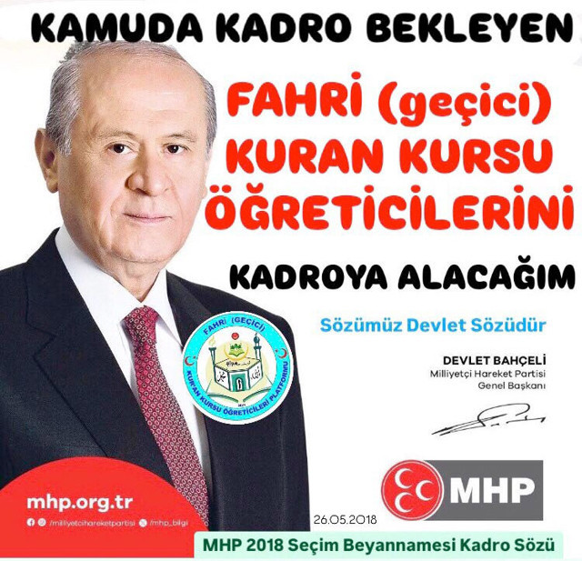 Fahri Kur'an Kursu öğreticilerinden iktidara: Kadro talebi 10. yargı paketine eklensin - Resim: 0