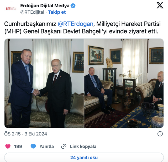 Erdoğan ve Bahçeli'den sürpriz zirve! Masada hangi konular vardı? - Resim: 1