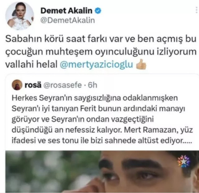 Demet Akalın kaş yapayım derken göz çıkardı! Attığı tweeti sildi, Yalı Çapkını dizisi gerçek oldu - Resim: 2