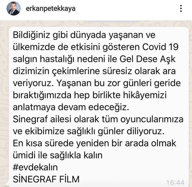 ATV Gel Dese Aşk dizisinin oyuncusu Erkan Petekkaya'dan Nurgül Yeşilçay'a cevap - Resim: 3