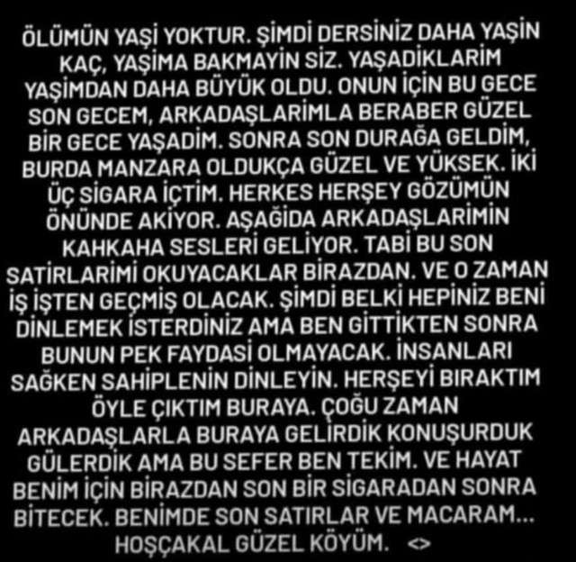 Arkadaşına veda mesaj yazıp kayalıklardan atladı - Resim: 0