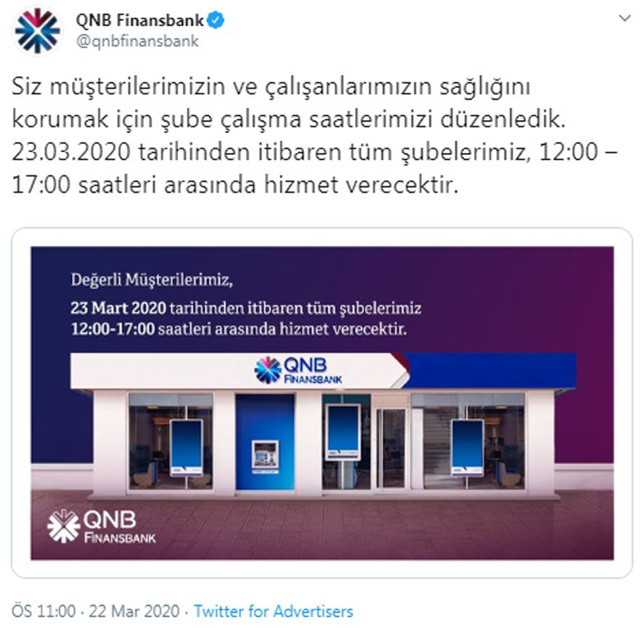 Finansbak çalışma saatleri yenilendi Finansbank kaçta açılıyor? - Resim: 0